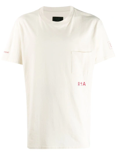 Shop Rta Patient Print T-shirt In White