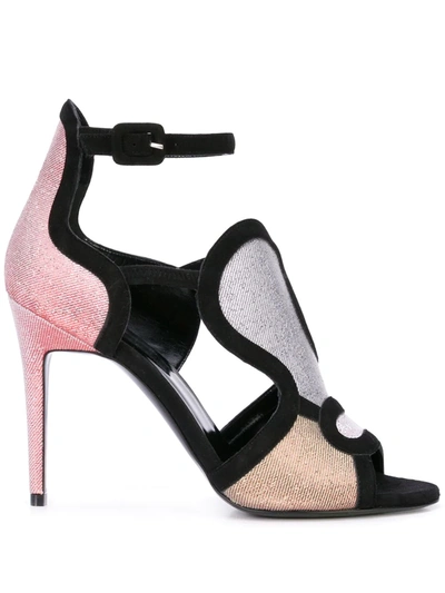 Shop Pierre Hardy Patch Sandals In Pink