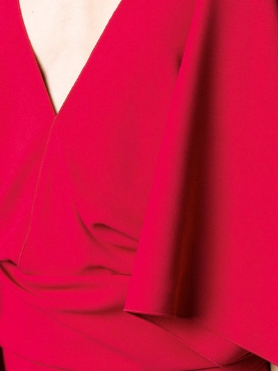 Shop Roland Mouret Vincent Dress In Red