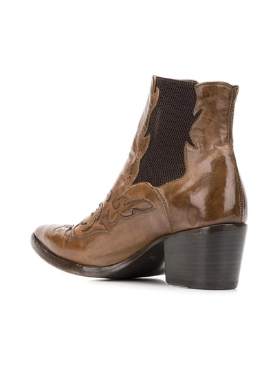 Shop Alberto Fasciani Ursula Cowboy Boots In Brown
