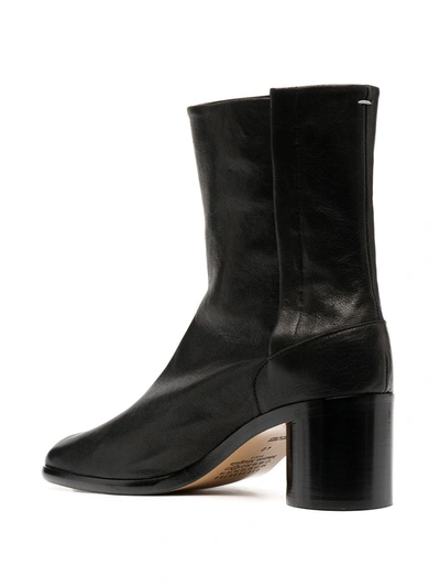 Shop Maison Margiela Tabi 60mm Ankle Boots In Black