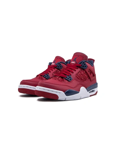 Jordan 4 Retro Little Kids' Shoe In Red