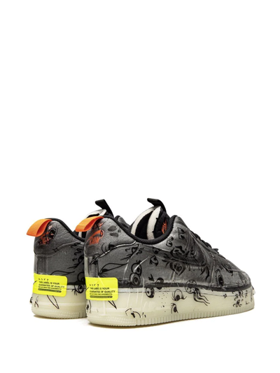 Nike Air Force 1 Experimental "halloween" Sneakers In Black