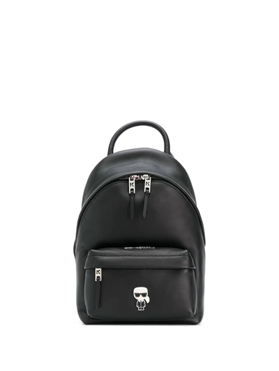 abstract band informatie Karl Lagerfeld K/ikonik Metal Logo Backpack In Black | ModeSens