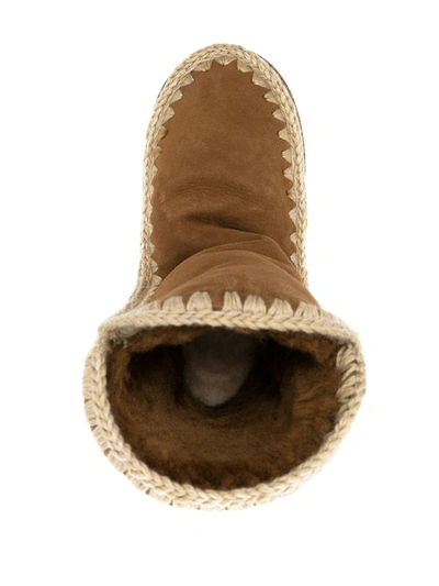 Mou 20mm Eskimo 24 Shearling Boots In Brown