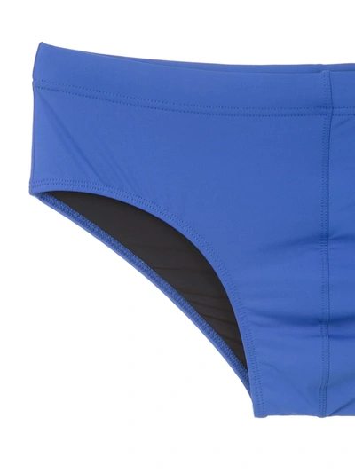 Shop Amir Slama Plain Trunks In Blue