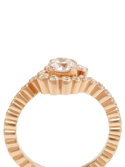 Shop Sophie Bille Brahe 18kt Yellow Gold Monica Diamond Ring