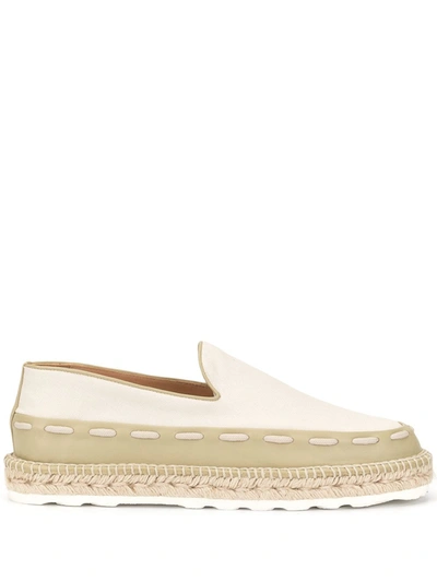 BOTTEGA VENETA LACING DETAIL ESPADRILLES - 白色