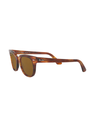 Shop Ray Ban Meteor Classic Square-frame Sunglasses In Brown
