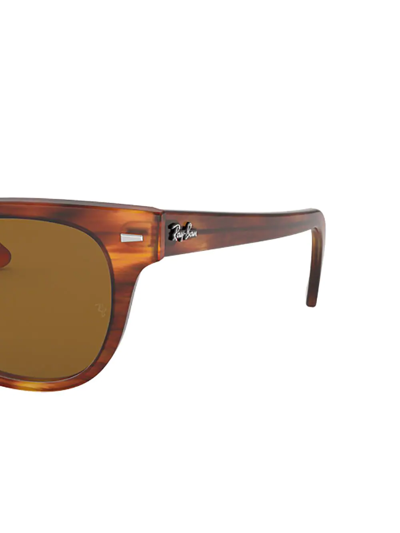 Shop Ray Ban Meteor Classic Square-frame Sunglasses In Brown