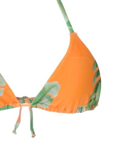 Amir Slama Mata Atlântica Triangle Bikini Set In Orange