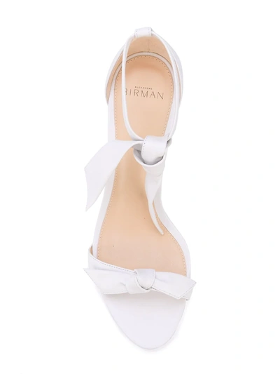 Alexandre Birman Clarita Ankle Tie Sandal In White