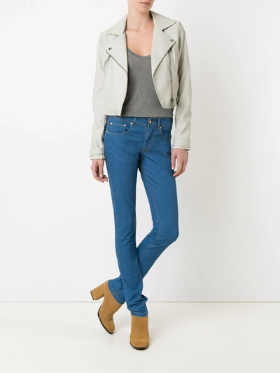 five pocket skinny jeans