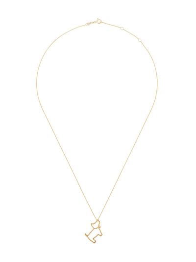 Shop Aliita Perrito Necklace In Gold