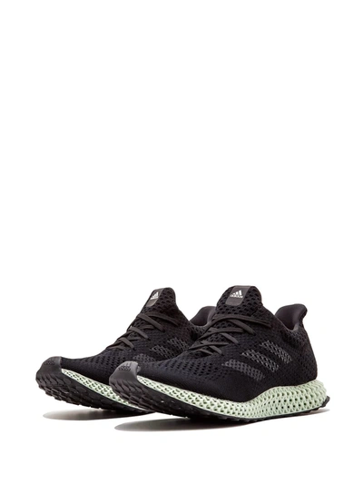 Adidas Originals Mens Core Black 4d Futurecraft Woven Trainers 8 In Black