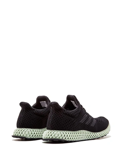Adidas Originals Mens Core Black 4d Futurecraft Woven Trainers 8 In Black
