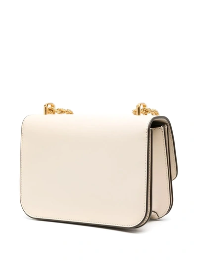 Shop Tory Burch Small Eleanor Shoulder Bag In Neutrals