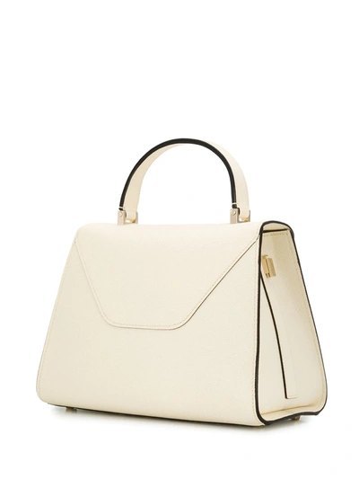 Shop Valextra Iside Top-handle Bag In White