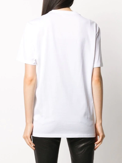 Shop Versace Medusa-motif T-shirt In White