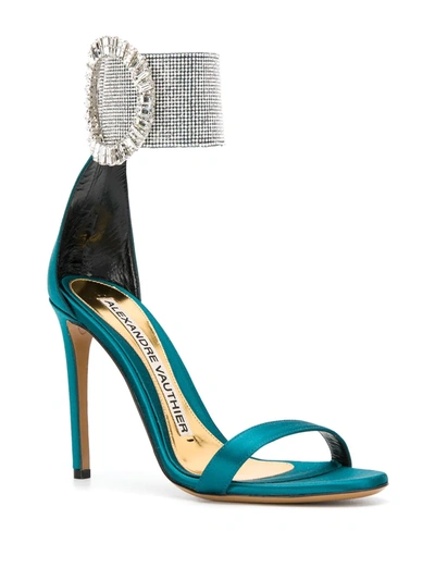 Shop Alexandre Vauthier Joan Sandals In Blue