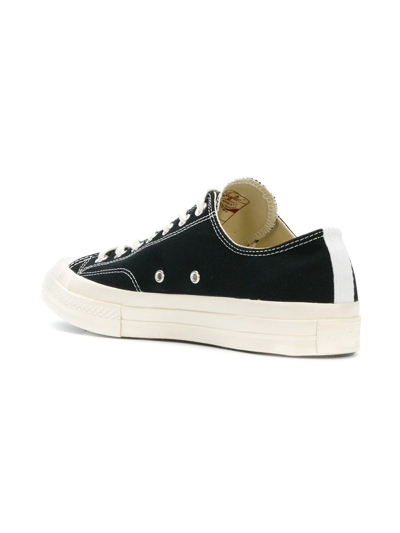 Comme Des Garçons Play Comme Des Garcons Play Black Converse Edition Half Heart Chuck 70 Low Sneakers In Black