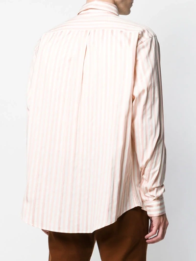 Shop Ami Alexandre Mattiussi Classic-wide Fit Shirt With Chest Pocket In Pink