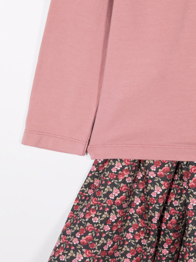 Siola Floral-print Two-piece Set In Pink