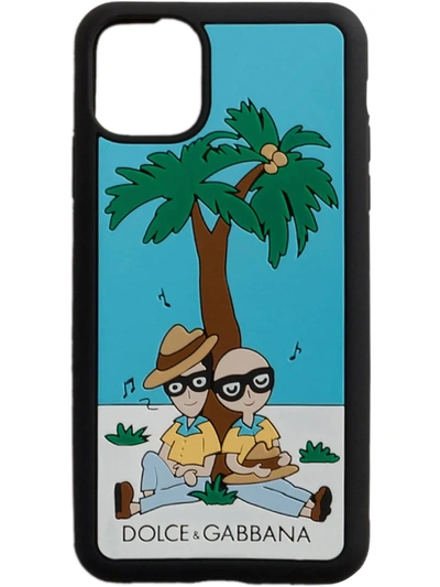 Shop Dolce & Gabbana Holiday Iphone 11 Pro Max Case In Black