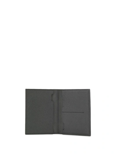 Shop Pineider Bi-fold Logo Cardholder In Black