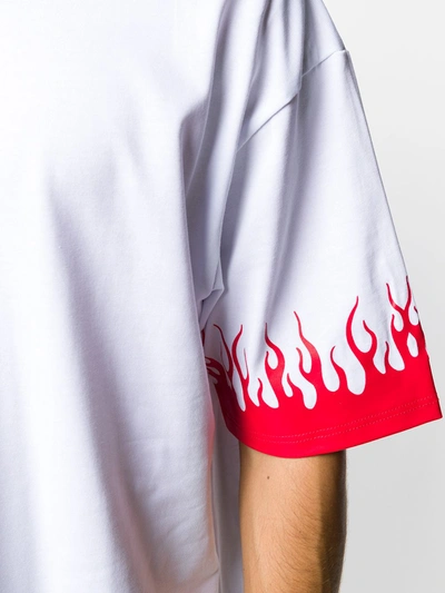 Shop Vision Of Super Flaming T-shirt In White