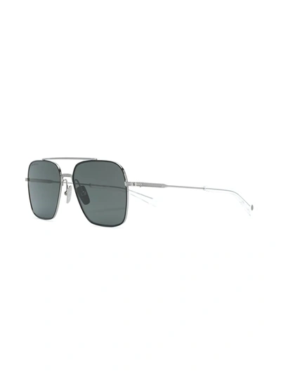 Shop Dita Eyewear Flight Seven Sunglasses In Black