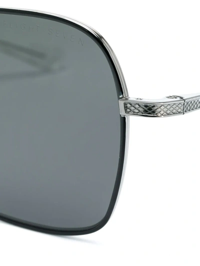 Shop Dita Eyewear Flight Seven Sunglasses In Black