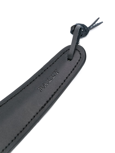 Bally Embroidered Logo Shoehorn In Black