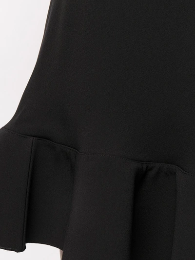 Shop Chloé High-waisted Ruffle Skirt In Black