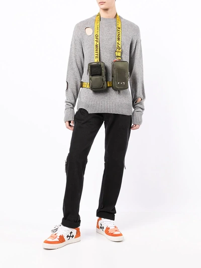 Off-white Double-pouch Industrial-strap Bag In Grün