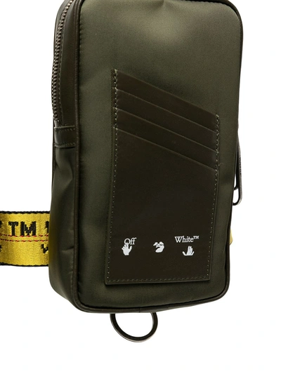 Off-white Double-pouch Industrial-strap Bag In Grün