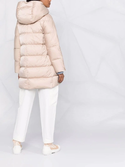 Herno Mid-length Padded Coat In Neutrals