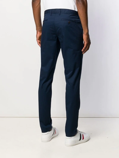 Shop Michael Michael Kors Straight-leg Denim Trousers In Blue