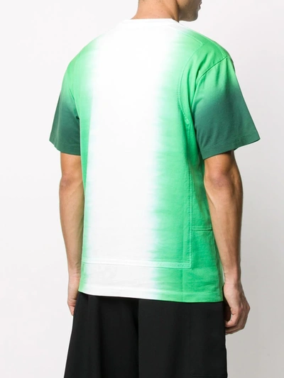 Ambush Tie Dye Paneled T-shirt Green In 5