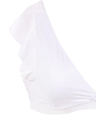 Brigitte Plain Bikini Set In White