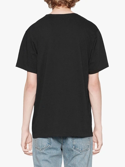 Shop Gucci Oversize T-shirt With Interlocking G In Black