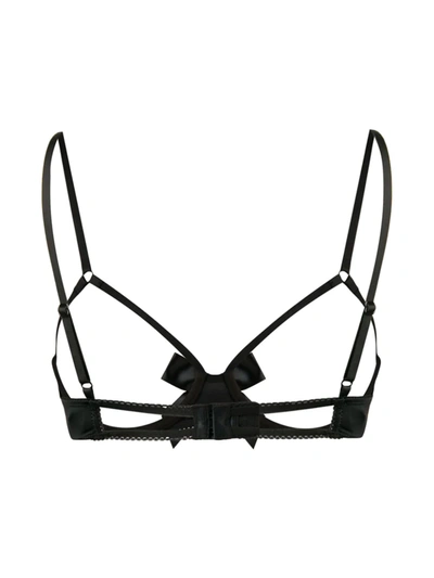 Shop Maison Close Le Petit Secret Cupless Bra In Black