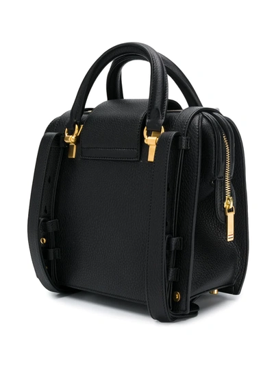 Shop Thom Browne Zip-top Mrs. Thom Mini Backpack In Black