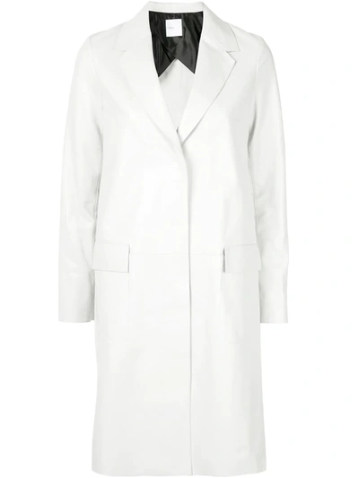 Shop Rosetta Getty Tailored Single-breasted Coat In White