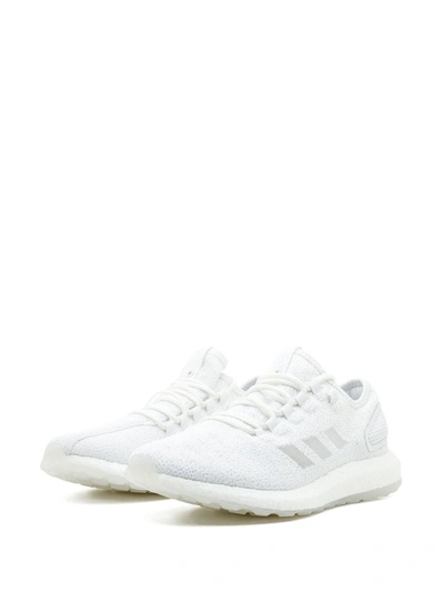 Shop Adidas Originals Pureboost "sneaker Exchange" Sneakers In White