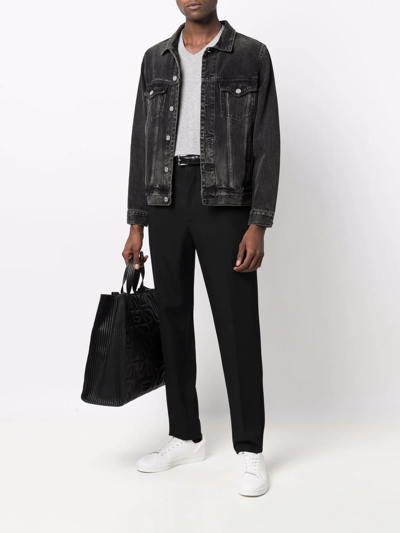 Tom Ford V-neck Short-sleeve T-shirt In White