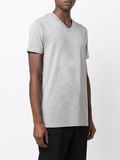 Tom Ford V-neck Short-sleeve T-shirt In White
