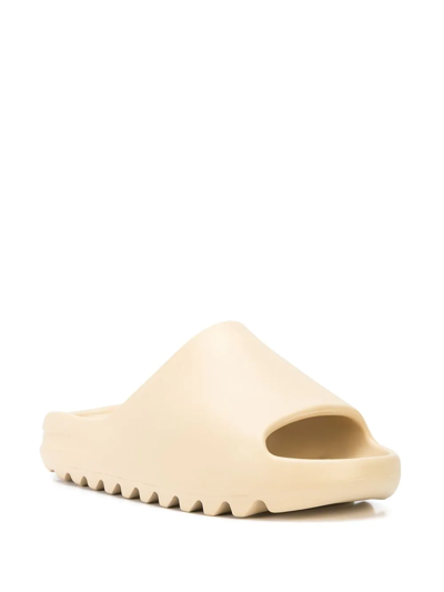 Shop Yeezy "desert Sand" Foam Slides In Neutral