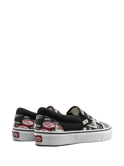 Vans Classic Slip-on Sneakers In Black