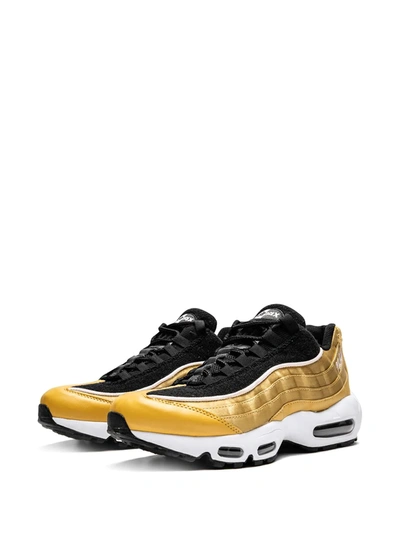 Shop Nike Air Max 95 Lx Low-top Sneakers In Gold